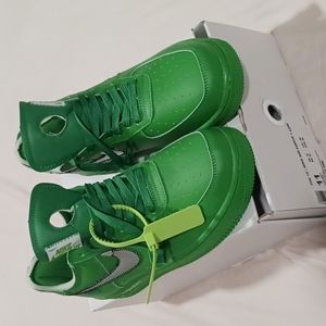 NIKE AIR FORCE 1 LOW "THE 10" off white Cyan green